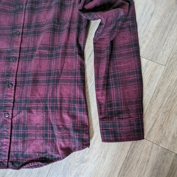 Ezekiel Flannel, Burgundy/Navy, size Medium - Picture 7 of 9